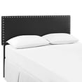 thumbnail image 3 of Ergode Phoebe King Upholstered Vinyl Headboard - Black, 3 of 4