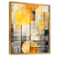 thumbnail image 2 of Designart "Sunlight Collage with Yellow Solar Panels I" Abstract Framed Wall Art - Modern Yellow Abstract Collages Entryway Framed Wall Art, 2 of 6
