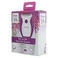 thumbnail image 4 of Pure Silk Wet & Dry Mini Foil Shaver & Bikini Trimmer for Women w/ Dual Clipper Blades, White/Purple, 4 of 7