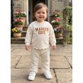 thumbnail image 4 of Miaouyo Toddler Baby Girl Sweat Outfit Embroidered Long Sleeve Tops Wide Leg Pants, 4 of 9