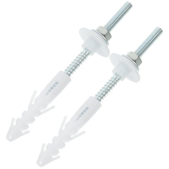 Masteelf 1 Set Bathroom Fitting Kit Heavy Duty screw Bolts Wall-Mount Basin Fastening screw Plugs Washers For Secure Wall-Mount Basin Sink