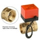 thumbnail image 4 of Válvula de bola motorizada de latón, 24V CC, 2 vías, 3 cables, válvula eléctrica DN40 G1-1/2" VoborMX herramienta, 4 of 8