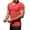 Red, variant on Krdevn Men's V Neck T Shirt Casual Comfortable Breathable Soft Basic Tee for Everyday Wear Home Outdoor Hiking Summer,3XL