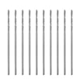 thumbnail image 2 of 10Pcs Punch Twist Drill Bit Straight Shank High Speed Steel Industrial Tools 0.85mm, 2 of 14