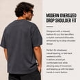 thumbnail image 6 of 5-Pack Men's Oversized Heavyweight Cotton Crew Neck Short Sleeve Tshirts Loose Fit Tops (S-3XL), 6 of 7