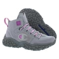 thumbnail image 4 of Champion Tank Grid Girls Shoes Size 4.5, Color: Silverstone/Porchid, 4 of 5