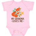 thumbnail image 3 of Inktastic Grandma Loves Me Woodland Fox Boys or Girls Baby Bodysuit, 3 of 5