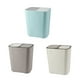 thumbnail image 5 of Wosthever Botes de basura pequeños de doble cubo: ahorran espacio para una fácil gestión de residuos Botes de basura con separación seca y Suministros de limpieza para el hogar Marfil, 5 of 6