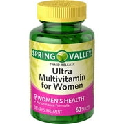 Spring Valley Ultra Multivitamin for Women Tablets, 60 count