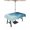 Blue, variant on Outdoor Tablecloths with Umbrella Hole & Zipper, Blue Teal Ombre Rectangle Tablecloth 60x120 Inch, Coastal Beach Modern Abstract Art Waterproof Table Cloth, Patio/Pool/Picnic Table Covers