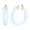 PASTEL BLUE, variant on Thin Lucite Hoops
