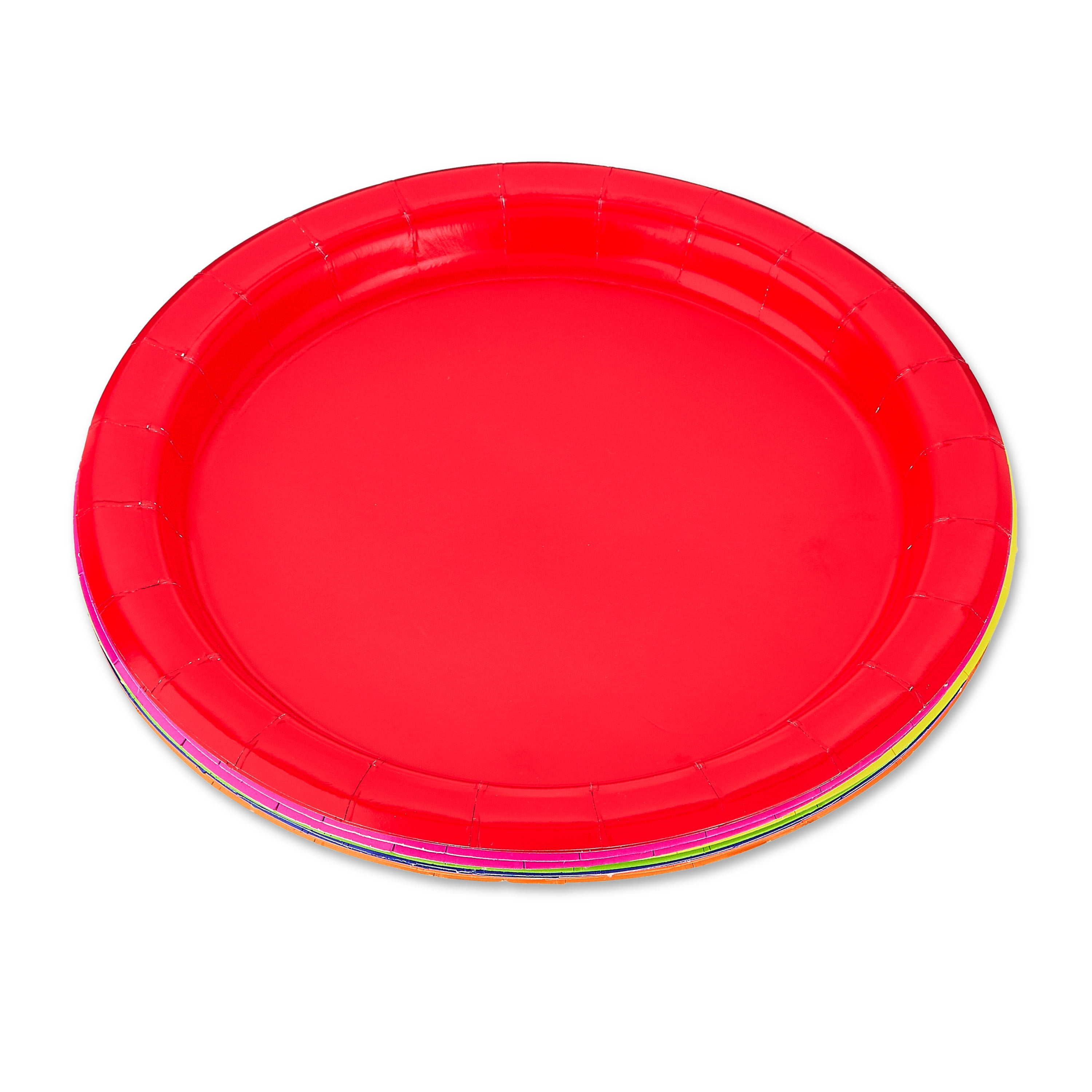 (6 pack) 12CT 7IN Multicolor Dessert Paper Plates by Way to Celebrate