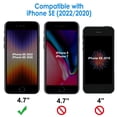thumbnail image 2 of Protector de pantalla JeTech para iPhone SE 3/2 (2022/2020) 4.7", 2 of 7