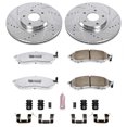 thumbnail image 3 of PowerStop Front Z26 Street Warrior Carbon-Fiber Ceramic Brake Pad and Drilled and Slotted Rotor Kit Fits: NISSAN Select Models K5263-26, 3 of 9