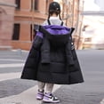 thumbnail image 2 of Chaqueta de plumón para niños para niñas mediana y larga 2024 nueva versión coreana para niños y niñas chaqueta engrosada estilo bebé con plumón de pato blanco, 2 of 3