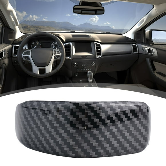 Carbon Fiber Interior Gear Shift Knob Decor Cover Trim For Ford Ran ger 2023 Protects Against Scratches Easy Installation