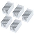 thumbnail image 1 of YUMILI 5 Uds Disipador De Calor De Aluminio Disipador De Calor De Refrigeración De Oxidación Anódica para Módulo De Potencia (51,6x28x28mm), 1 of 8