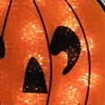thumbnail image 7 of Northlight Lighted Jack O' Lantern Halloween Window Silhouette - 13.5" - Clear Lights, 7 of 7
