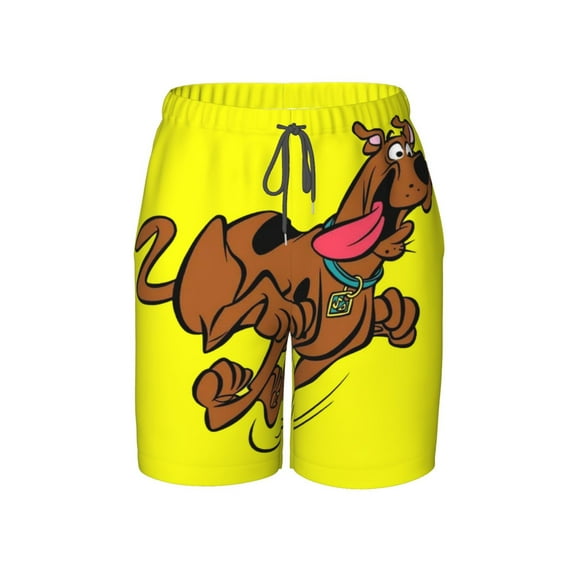 Scooby Doo Boys Swim Trunks with Mesh Liner Bathing Suits Quick Dry Beach Boards Shorts Kids Youth Teen