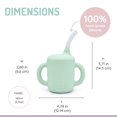 thumbnail image 2 of Melii 3-in-1 Silicone Sippy Cup for Babies and Toddlers, 5.4 oz / 160 ml, 2 of 4