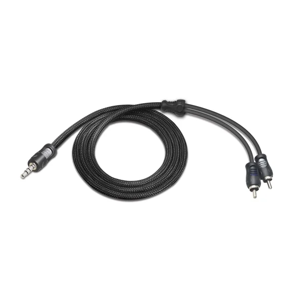 Recoil A2R6 Audiophile Grade 6Ft 3.5Mm Auxiliary To Rca Cable Triple-Shielded