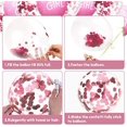 thumbnail image 4 of Niña - Decoración rosa para baby shower con exhibición de género con globo de niña / pancarta de globo de niña / globo de confeti / es un globo de niña / biberón, globo de helio para pies / cinta, 4 of 5