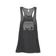 thumbnail image 1 of Thread Tank Aztec Tribal Elephant Women's Sleeveless Flowy Racerback Tank Top Charcoal Large, 1 of 5