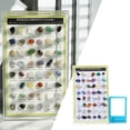 thumbnail image 2 of Colección de ciencia Sunnimix 48 piezas de rocas y minerales Cristal de piedras preciosas para niños, 2 of 8