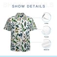 thumbnail image 7 of High Quality Hawaiian Shirts for Men Short Sleeve Aloha Beach Shirt Floral Summer Casual Button Down Shirts Blouses N3IFBB, 7 of 7