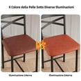 thumbnail image 3 of JoanKaren Bar Stools Set of 2 with Thick Cushion,250Lb Capacity,Faux Leather Upholstered Counter Height Bar Stools with Backrest & Footres,Retro Color, 3 of 7