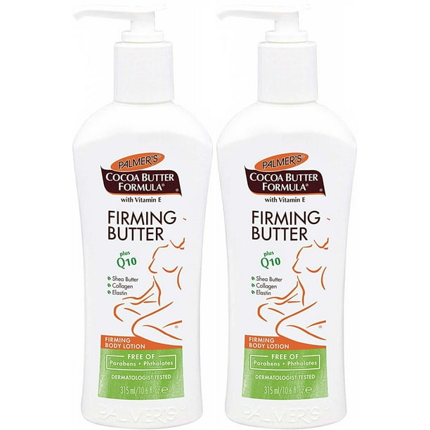 2 Pack Palmer S Cocoa Butter Formula Firming Butter Pump 10 6oz Each Walmart Com Walmart Com