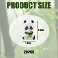 thumbnail image 4 of 20 piezas Panda Micro paisaje suculenta resina artesanía pastel accesorios, 4 of 5