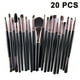 thumbnail image 1 of Juego de 20 brochas de maquillaje profesionales, brochas sintéticas premium para base, polvos, rubor, sombras, correctores, cosméticos para ojos, kit de brochas de maquillaje., 1 of 8