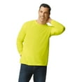thumbnail image 7 of Gildan Hi-Vis Long Sleeve T-Shirt, Workwear Tee 5.3 oz, Safety Green Shirts Size-S, 7 of 7