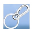 thumbnail image 3 of MasteelfCA 1pc Mountaineering Car Key Keyring Metal Carabiner Keychain Key Holder Organizer Gift for Men, 3 of 7