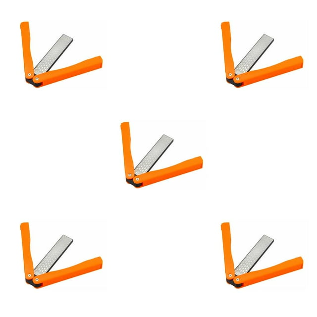 maskred 1/2/3/5 Sharpener Double Sided Portable Mini Foldable Sharpening Stone Kitchen Handheld Whetstone Household Tools Home for Hiking No.01 5PCS