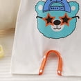 thumbnail image 6 of Sopiago Newborn Baby Boy Summer Outfit Romper Letter Embroidery Short Sleeve Jumpsuit Bodysuit Cute Infant Waffle Clothes Romper for Baby Boy Orange,9-12 Months, 6 of 7