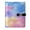 Tie-dye Clouds Pattern, variant on Leather Notebook with Pen Holder Writing Notepad Includes 100 Pages Lined Journal Tie-dye Dandelions Pattern