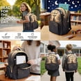 thumbnail image 2 of Kuiaobaty Deer Cross Print Backpack and Lunch Bag Set for Girls Boys Lightweight Backpack with Pencil Case Portable Lunch Box and Water Bottle Sleeve for School, 2 of 7