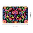 thumbnail image 3 of Goofa 16"x24" Inches Colorful Floral Embroidery Mexican Doormats for Outdoor Entrance - Non-Slip Welcome Mat, Heavy Duty Door Mats Outdoor, Spring Doormat, 3 of 9