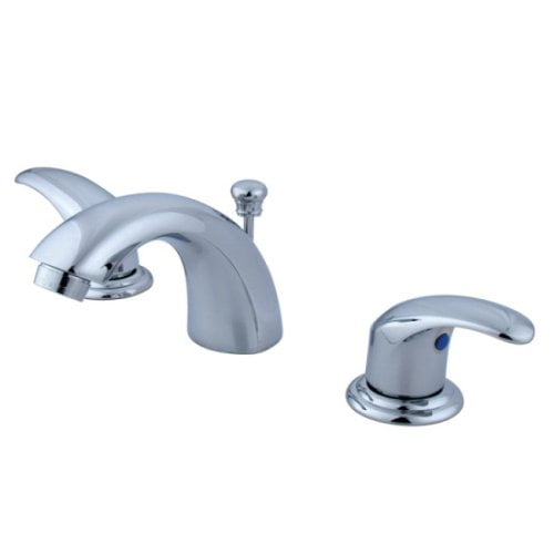 Kingston Brass Legacy Two Handle 4" to 8" Mini Widespread Lavatory Faucet with Retail Pop-up