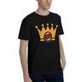 thumbnail image 2 of Burger King Logo Men'S Basic Short Sleeve T-Shirt Fad Black Small, 2 of 8