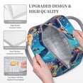 thumbnail image 3 of Vsdgher Colorful Underwater Plant Turtle Print Insulated Lunch Bag Simple Bento Cooler Bag Lunch Tote Bag , Suitable for picnics, school, work, 3 of 6