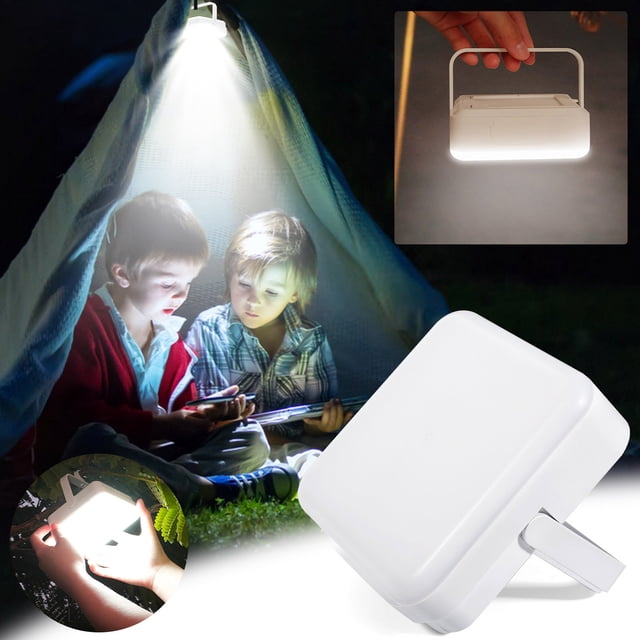 Fiudx Luz de Camping para Exteriores, Batería de Larga Duración de 3600 Mah, Múltiples Modos de Iluminación, Diseño Impermeable y Recargable, Respaldo de Energía de Emergencia, Portátil y Compacta, T