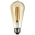 thumbnail image 2 of Satco Produits S9579 6.5W St19 LED Ambre Transparent 2300K 650 Lumens, 2 of 10