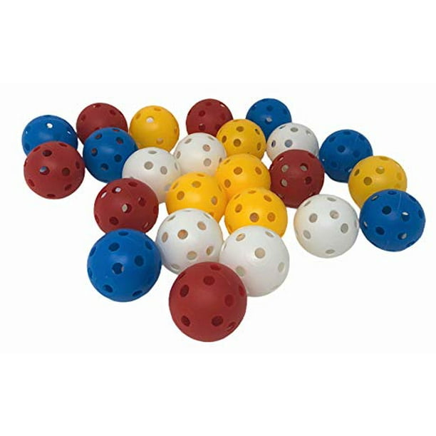 Plastic Practice Golf Balls Limited Flight Colored Airflow Golf Balls