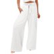 thumbnail image 5 of Pantalones de entrenamiento con cintura elástica para mujer - Pantalones largos lisos, corte holgado informal - Tejido cómodo para todas las ocasiones - Tallas S-XXXXXL, 5 of 8