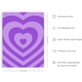 thumbnail image 2 of HAUS AND HUES Purple Wall Decor for Bedroom - Purple Pictures Wall Decor Purple Wall Art Wall Poster Aesthetic Purple Bedroom Decor Posters for Girls Room UNFRAMED 12" x 16" (Purple Layered Heart), 2 of 6