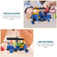 thumbnail image 4 of OULII Tricycle Jouet à Rétrofriction pour Enfants Alliage de Zinc Bleu 1Ensemble, 4 of 5