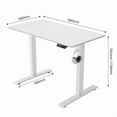 thumbnail image 4 of Quivnbaro Electric lifting desk, computer desk, sitting upright office desk, single motor desk, electric lifting desk frame, lifting workbench, 4 of 10